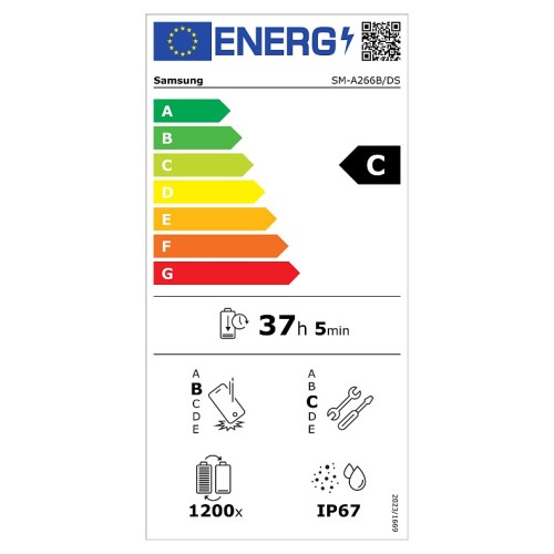 SMARTPHONE  GALAXY A26 5G DS 6.7" (SM-A266BZKBEUE) BLACK 6GB/128GB